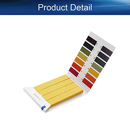 Bettomshin 15 Packs of 1200 Strips PH 1-14 Test Paper Litmus Strips Tester Indicator Paper 80Pcs Per Pack for Garden and Soil Testing