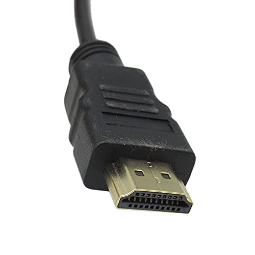 BLUE ELF HDMI to VGA Adapter Cable 6ft/1.8m Gold-Plated 1080P HDMI Male to VGA Male Active Video Converter Cord for Notebook PC DVD Player Laptop TV Projector Monitor Etc