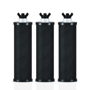 joypur pb-3 black purification elements,water purifier replacement filters,compatible with gravity filter system,doulton super sterasyl and propur traveler,nomad,king, big series
