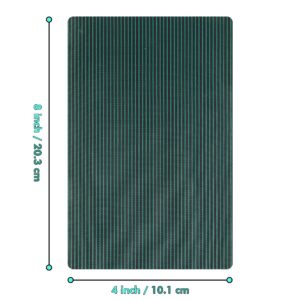 Pool Cover Patches Green 6 Pack - Pool Safety Cover Patch Kit - Swimming Pool Safety Cover Repair Mesh -Self Adhesive Pool Cover Patch Repair Kit Green, Swimming Pool Cover Repair Kit (4 x 8 Inches)