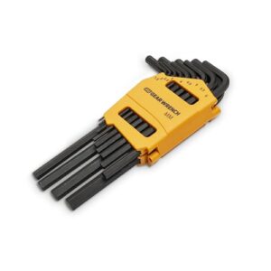 GEARWRENCH 10 Piece Short Arm Metric Hex Key Set - 83501