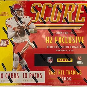 2021 Panini Score NFL Football H2 HYBRID Football box (10 pks/bx)