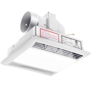 fiada bathroom exhaust fan ultra quiet 1.0 sones, bathroom ceiling vent fan with led lights, 110 cfm bath ventilation fan vent for home household bath office hotel 105 sq. ft.(stable light)