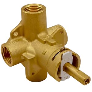 2510 posi temp tub and shower valve, pressure balancing valve with 1/2 inch ips connections, compatible with moen posi-temp valve trim kit