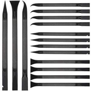 18 pieces non-scratch plastic scraper tool carbon fiber plastic scraper multi-purpose scraper pen-shaped scraper cleaning scraper tool for cleaning small and narrow space