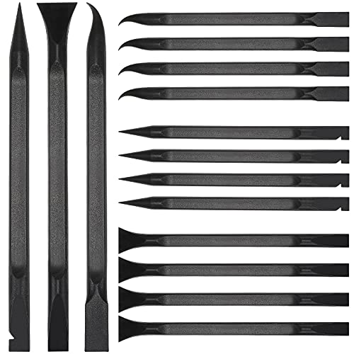 18 Pieces Non-Scratch Plastic Scraper Tool Carbon Fiber Plastic Scraper Multi-Purpose Scraper Pen-Shaped Scraper Cleaning Scraper Tool for Cleaning Small and Narrow Space