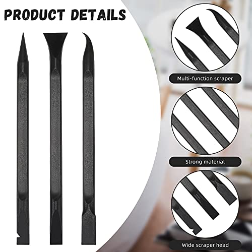 18 Pieces Non-Scratch Plastic Scraper Tool Carbon Fiber Plastic Scraper Multi-Purpose Scraper Pen-Shaped Scraper Cleaning Scraper Tool for Cleaning Small and Narrow Space