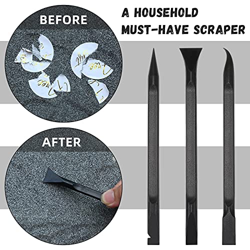 18 Pieces Non-Scratch Plastic Scraper Tool Carbon Fiber Plastic Scraper Multi-Purpose Scraper Pen-Shaped Scraper Cleaning Scraper Tool for Cleaning Small and Narrow Space