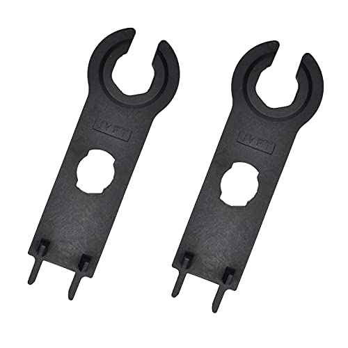 CGCWW Solar Connectors Assembly Tools, 15Pairs Solar Panel PV Cable Connectors with 1Pair Spanners, Solar Crimping Tools Kit