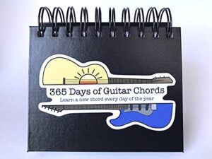 the 365 days of guitar chords calendar - daily guitar chord page-a-day calendar/gift for guitar players