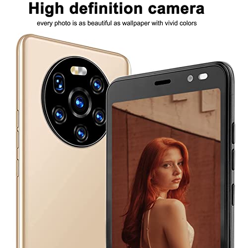Mate40 Pro Unlocked Cell Phone Factory Unlocked Android Smartphone, 5.45in HD Full Screen 512MB ROM 4GB RAM 3G Dual SIM Unlocked Smartphones for Android 4.4.2 Face Unlock Ultra Slim Lightweight