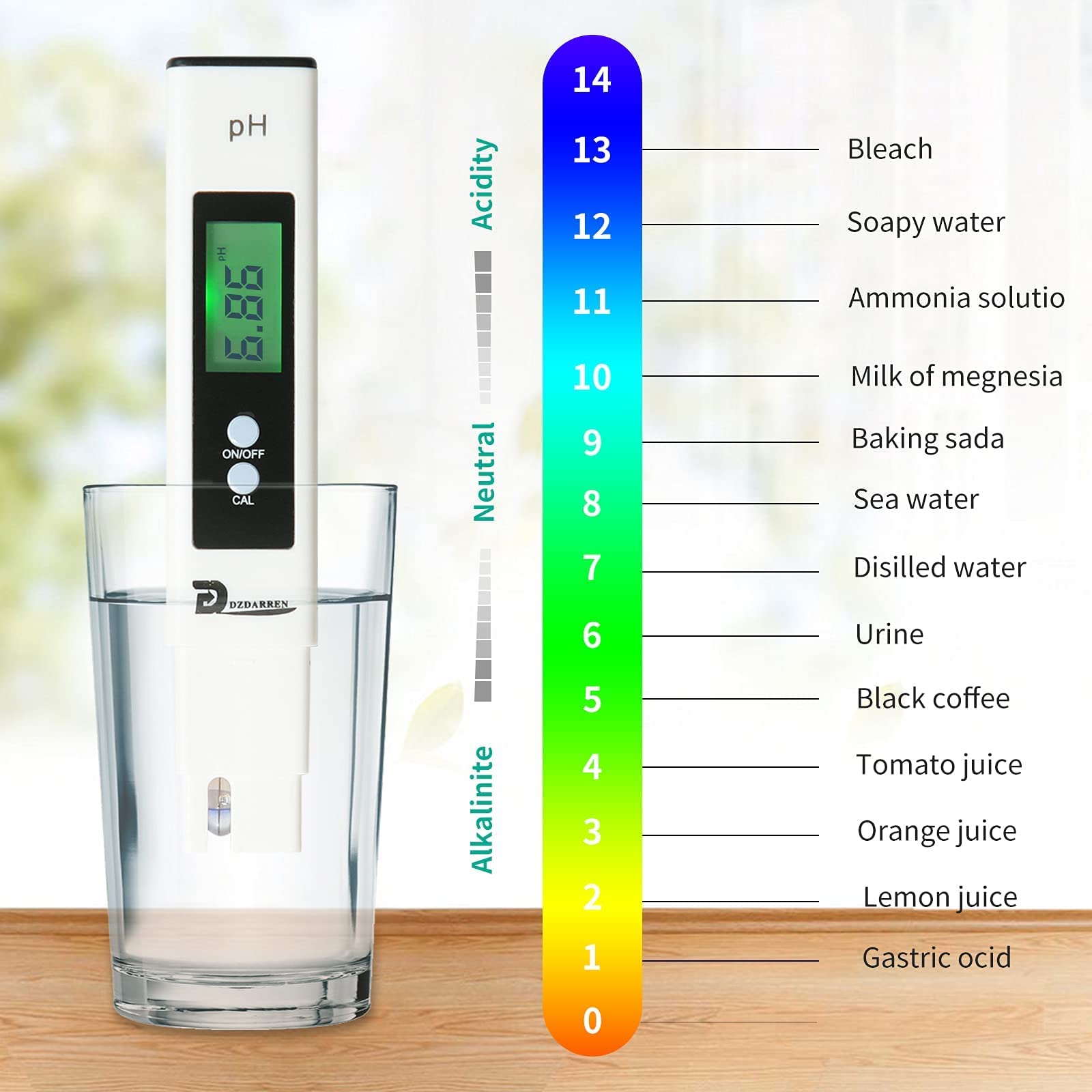 Upgraded PH TDS Meter Combo, Reliable for Drinking Water Hydroponics Aquarium Swimming Pool, High Accuracy Low Impedance PH PPM EC Temperature Digital Backlit Water Tester Kits