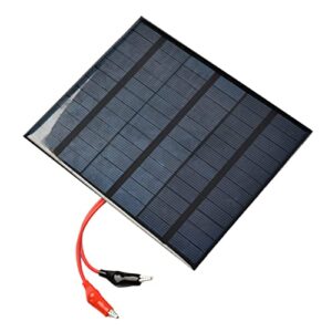 heyiarbeit 18v 3.5w polycrystalline mini solar panel module diy for light toys charger 165x135mm£¬1pcs