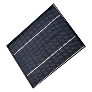 heyiarbeit 1 pcs 12v 2w small polysilicon epoxy resin diy solar panel module 136mm x 110mm/5.35" x 4.33" for cell charger