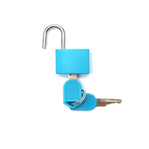 Suitcase Lock with Keys, Multicolor Small Padlock for Backpacks, Laptop Bags, Boxes, Storage Cabinets, 6 Pcs