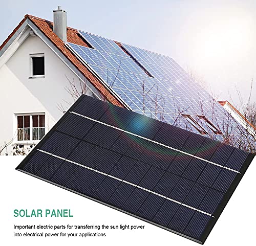 Heyiarbeit 12V 6W Polycrystalline Mini Solar Panel Module DIY for Light Toys Charger 170x200mm?1Pcs