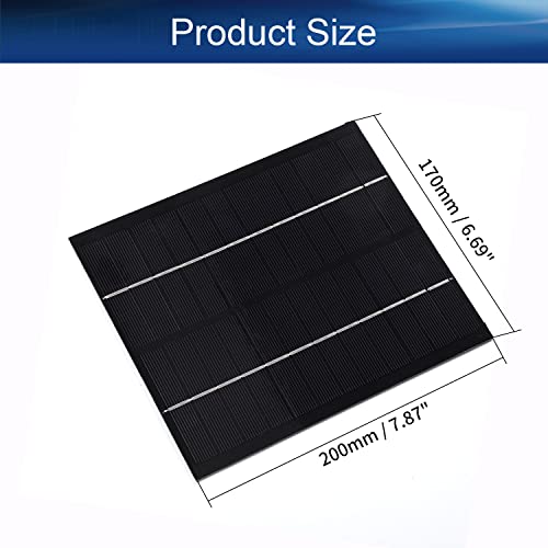 Heyiarbeit 12V 6W Polycrystalline Mini Solar Panel Module DIY for Light Toys Charger 170x200mm?1Pcs