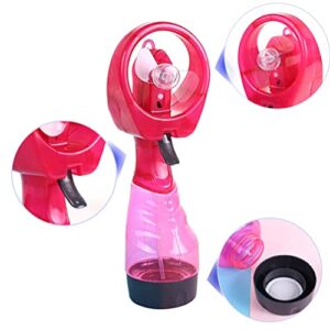 N/C Portable Misting Fan Battery-Operated Handheldwith Water Spray Misting Fan Suitable for Traveling Out, 4 Piece Set