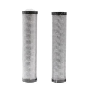 westbrass f400r replacement filter cartridges for f400 under sink in-line filter unit and instant hot or pure water dispenser faucets, white (2-pack)