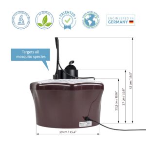 BIOGENTS Mosquitaire CO2 Mosquito Trap + BG-Sweetscent Lure & CO2 Set • Effective Against All Species • Trap, Lure & Booster For Outdoor & Patio