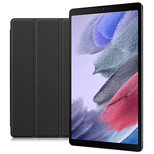 Samsung Galaxy Tab A7 Lite 8.7" (32GB, 3GB) All Day Battery, Wi-Fi Only Android 11 Octa-Core Tablet, International Model SM-T220 (Folding Smart Cover Bundle, Gray)
