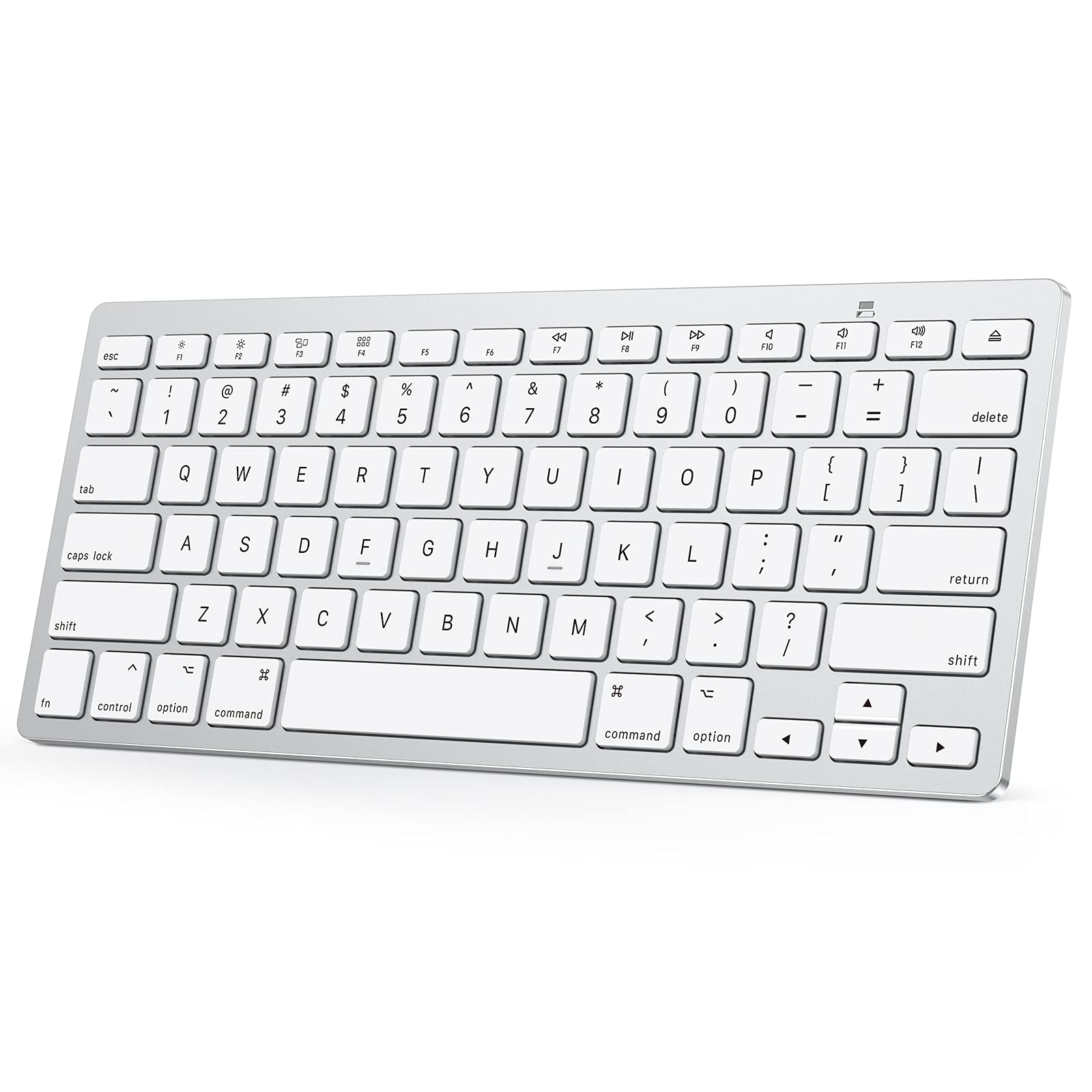 OMOTON Compact Wireless Bluetooth Keyboard for MacBook, iMac, Mac Mini - Compatible with Apple Laptops and Desktops