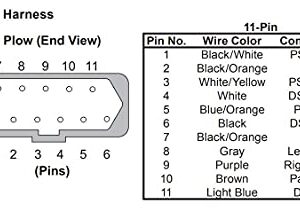 Professional Parts Warehouse Aftermarket 26347/26377 Western Fisher Blizzard 11 Pin Plow Side Light Wiring Harness