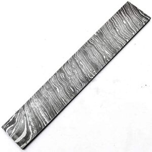 pal 2000 knives pattern - handmade damascus steel bar - custom damascus steel billet, blank blade - 15"x3"x5mm, ssga-9932