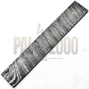 PAL 2000 KNIVES Pattern - Handmade Damascus Steel Bar - Custom Damascus Steel Billet, Blank Blade - 15"x3"x5mm, Ssga-9932