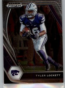 2021 panini prizm draft picks #40 tyler lockett kansas state wildcats official ncaa football trading card in raw (nm or better) condition