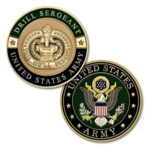 u.s. army drill sergeant challenge coin
