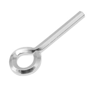 Vkinman 5 pcs 7/32 inch Allen Wrench Keychain Standard Hex Dogging Key w/Full Loop