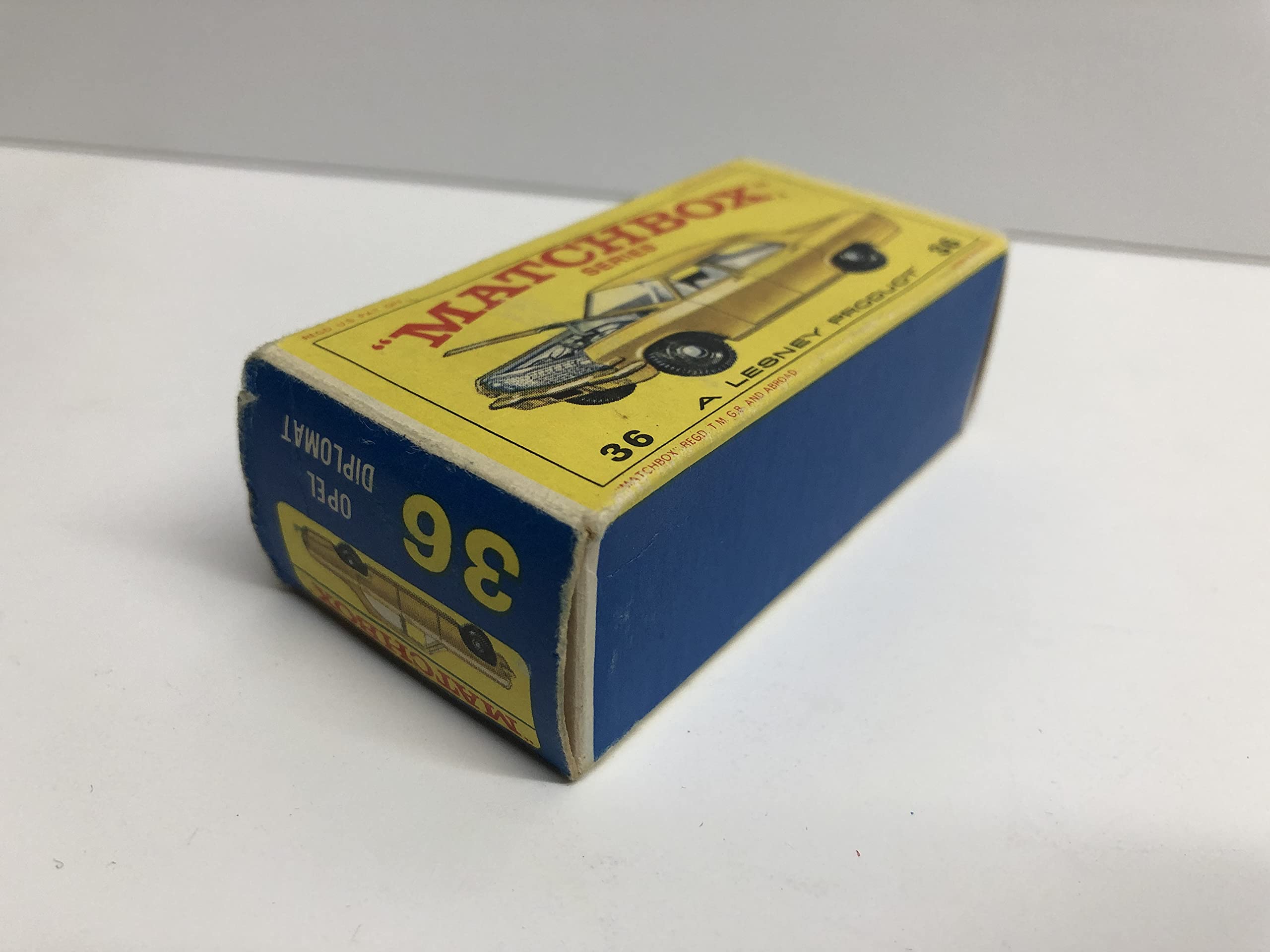 original 1960s Matchbox Lesney OPEL DIPLOMAT no. 36 diecast in original box