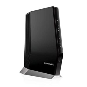 netgear nighthawk cable modem with built-in wifi 6 router (cax80) - compatible with all major providers | cable plans up to 6gbps | ax6000 wifi 6 speed | docsis 3.1 (renewed)