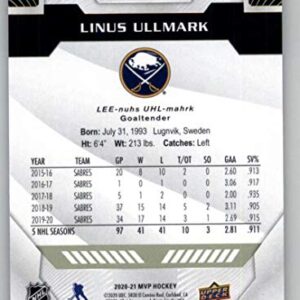 2020-21 Upper Deck MVP #151 Linus Ullmark Buffalo Sabres NHL Hockey Card NM-MT