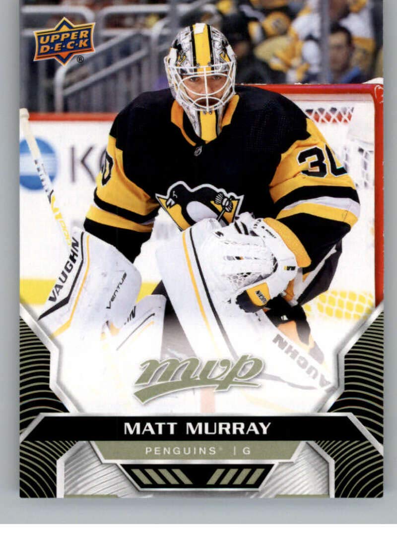 2020-21 Upper Deck MVP #15 Matt Murray Pittsburgh Penguins NHL Hockey Card NM-MT