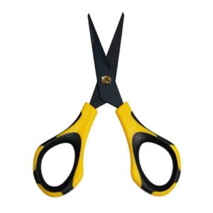 piranha pruner bonsai small scissors, shears gardening tools, tree cutter trimmers, fluorine coated blade, yellow and black