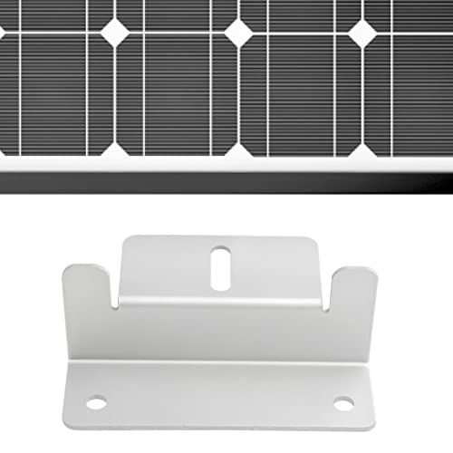 WMYCONGCONG 8 Pack Solar Panel Mounting Bracket with Nuts and Bolts Aluminum Z Brackets Roof Solar Panels Bracket for RV Roof Boat Wall Off Grid Installation