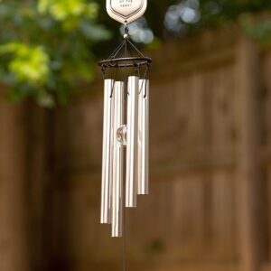 Forever Grateful Wind Chime with Engraved Thank You Message - Unique Gift of Gratitude/Appreciation Gift/Thank You Gift for Special Friend/Family/Coworkers/Teachers/Mentor