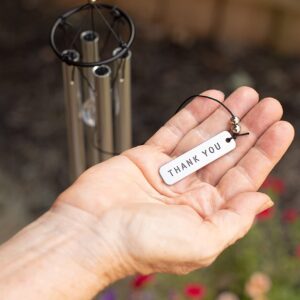 Forever Grateful Wind Chime with Engraved Thank You Message - Unique Gift of Gratitude/Appreciation Gift/Thank You Gift for Special Friend/Family/Coworkers/Teachers/Mentor