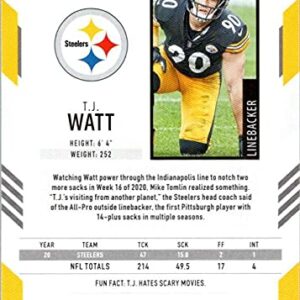 2021 Score #117 T.J. Watt Pittsburgh Steelers NM-MT NFL FootballQ