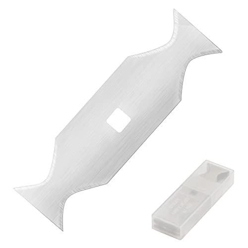 Roofing Knife Blades 10 Pack SK5 Steel Butterfly Replacement Blades Bow Tie Utility Knife Blades Box Cutter Blades Razor Knife Blade