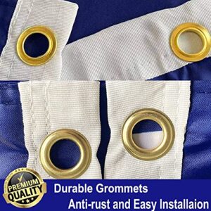 US Air Force Wings Military Flag Double Sided 3x5 Outdoor- United States USAF Wing Flags Blue Heavy Duty 3 Ply with 2 Brass Grommets for Outdoor Indoor Wall Truck