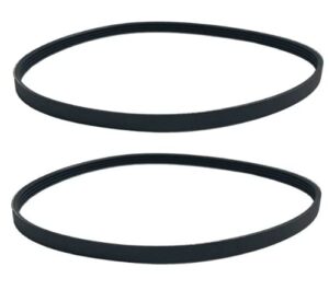 2 pcs replacement belt compatible with harbor freight central machinery mini wood lathe 65345 | #aa79dl