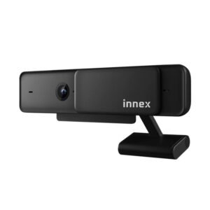 innex 1080p pro webcam, c220, full hd with dual omni-directional microphones, low light correction, privacy cover, usb computer camera for pc, laptop, windows, mac, video conferencing, online class