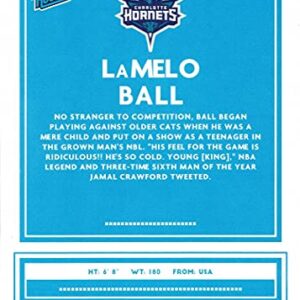 2020-21 Panini Donruss Basketball #202 LaMelo Ball Rookie Card - Rated Rookie