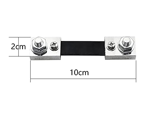 RIIEYOCA 100A 75mV Ammeter shunt，DC Current Shunt Resistor for Digital Ammeter Analog Meter