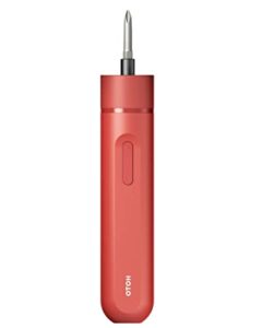 hoto 3.6v cordless electric screwdriver, 1500mah, usb rechargeable battery, all-in-one power screwdriver, manual-automatic mode, 2 s2 steel long bits, ideal for repairing circuits/electronics