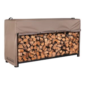 ultcover waterproof firewood racks cover 8 feet heavy duty outdoor logs holder stand cover