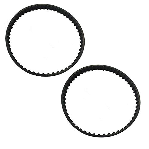 HASMX 110XL031 Timing Belt Rubber Geared Drive Belt for Black and Decker Sander, 11" Length, 5/16" Wide, 55 Teeth (2-Pack)